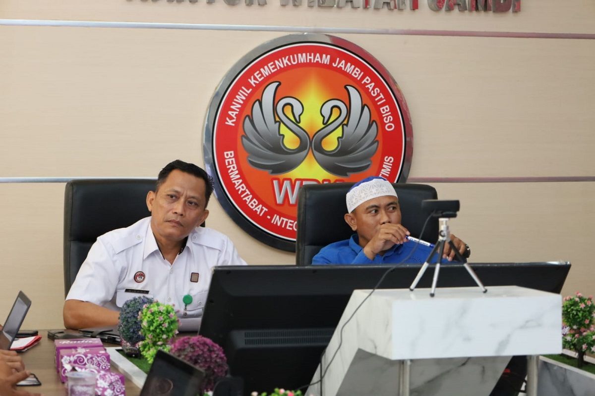 DPRD Kabupaten Tanjabtim lakukan konsultasi/koordinasi terkait RPJPD  bersama Kanwil Kemenkumham Jambi