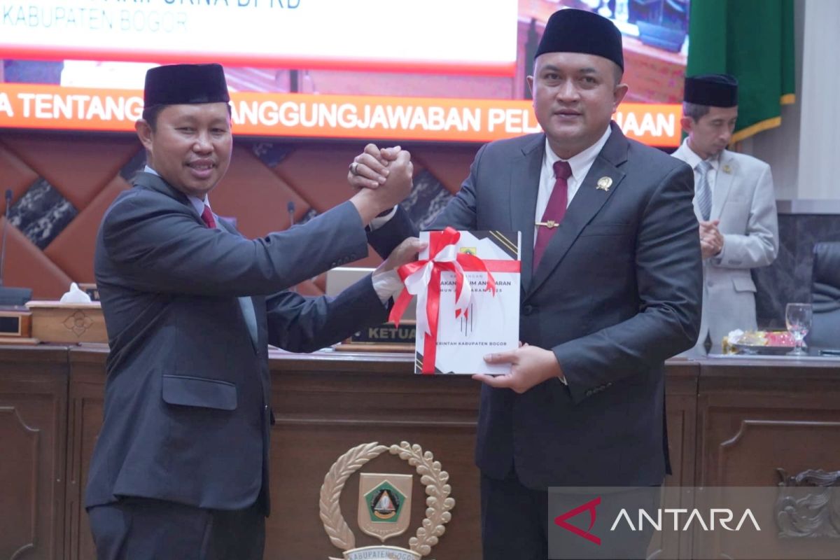 DPRD Kabupaten Bogor sampaikan usulan kenaikan target APBD 2024 Perubahan