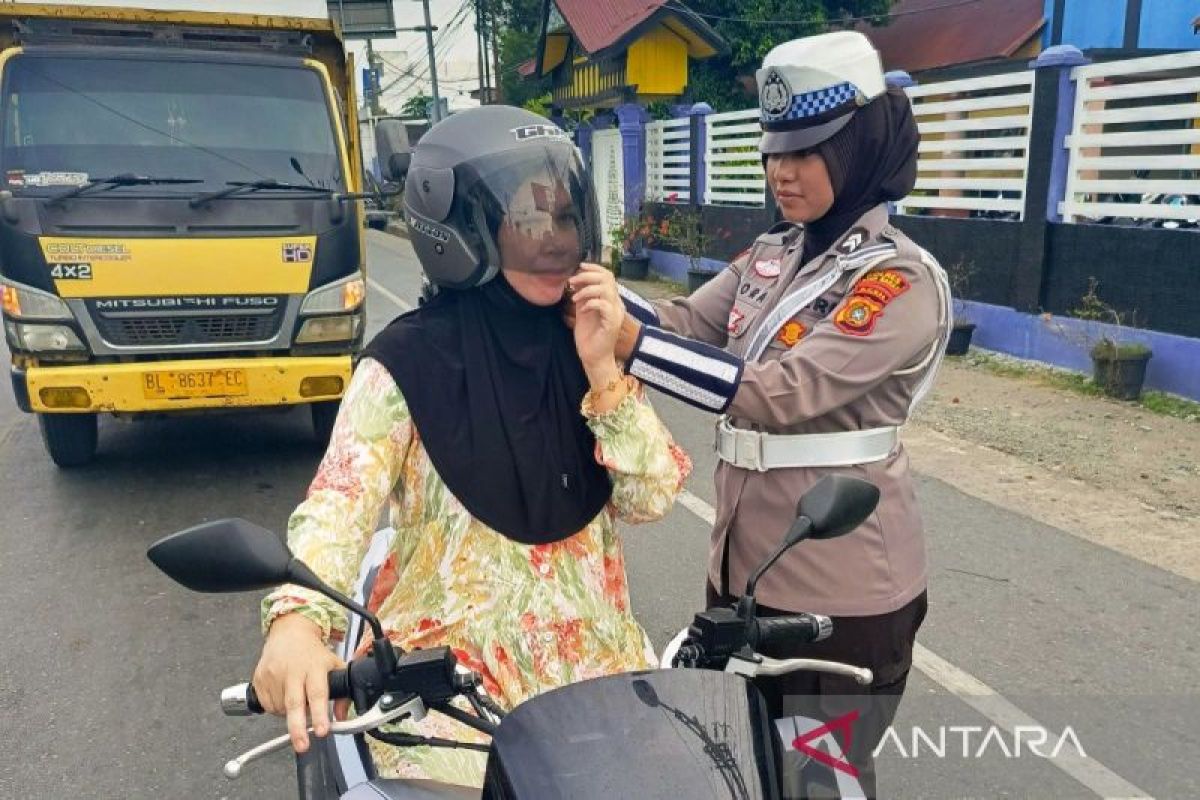 Polres Aceh Barat tegur 1.706 pengendara lalu-lintas di Operasi Patuh 2024