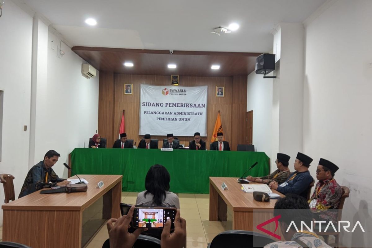 KPU Kota Serang jalani sidang pelanggaran administratif