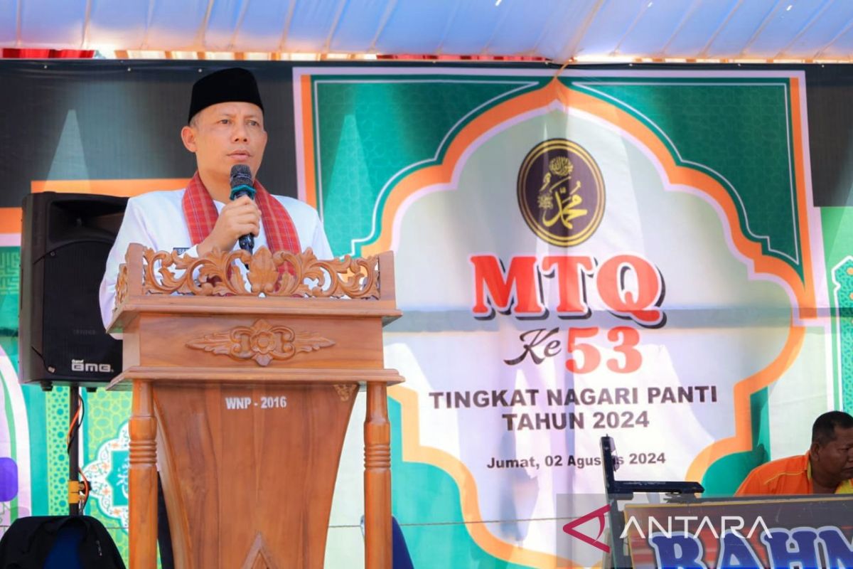 MTQ Nagari Panti ke 53 resmi ditabuh, ini pesan Bupati Sabar AS