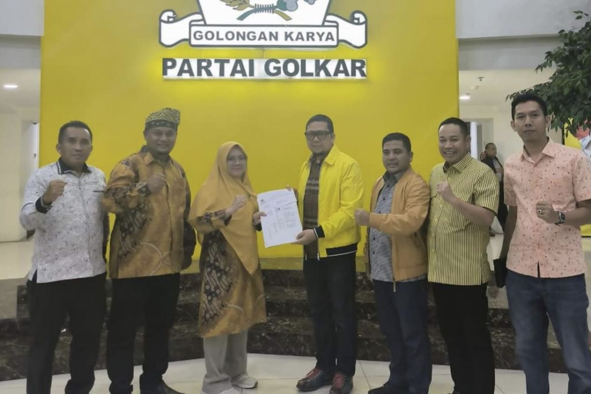 Dapat dukungan Golkar, Afni Zulkifli-Syamsurizal maju Pilkada Siak