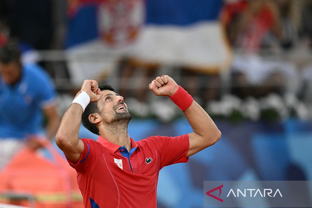 Djokovic bertemu Alcaraz dalam perebutan medali emas Olimpiade