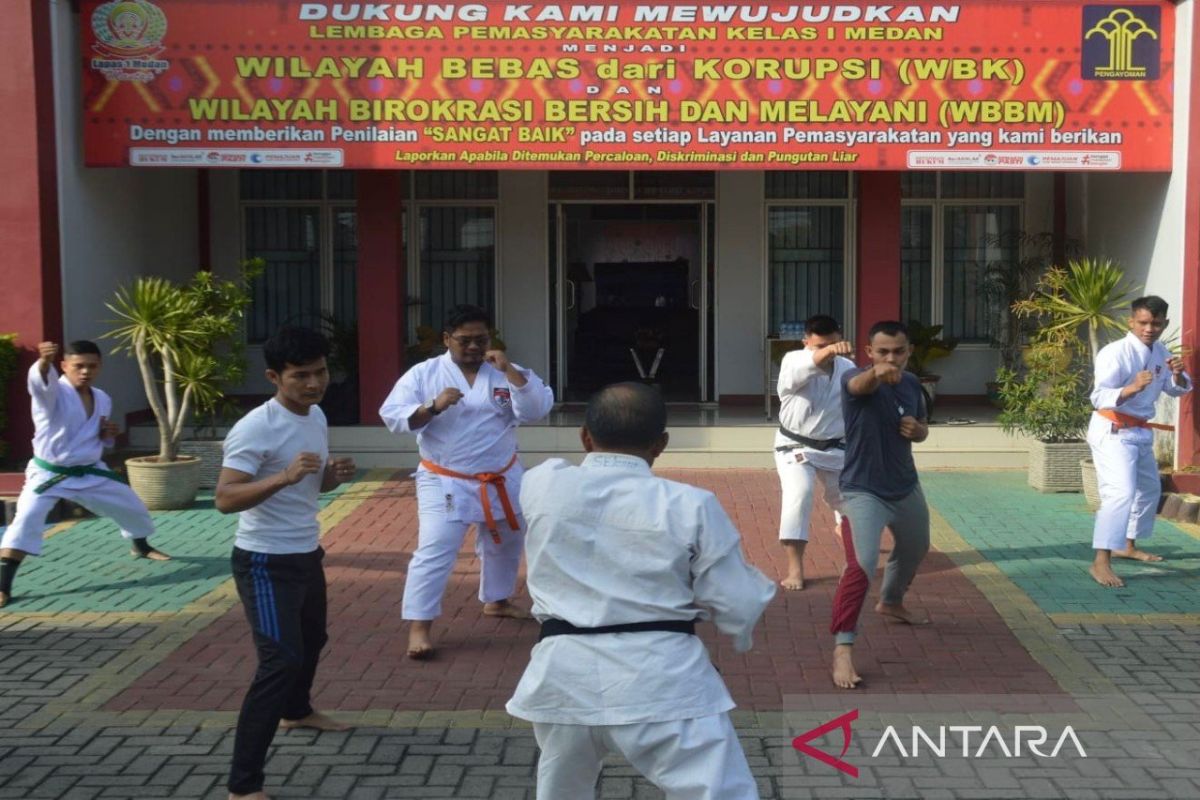 Petugas Lapas Kelas I Medan ikuti latihan beladiri kempo