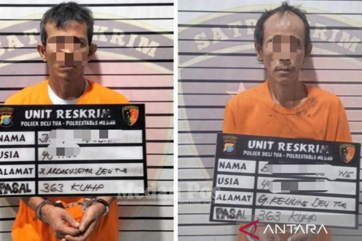 Polsek Deli Tua tangkap dua pelaku pembobol ruko