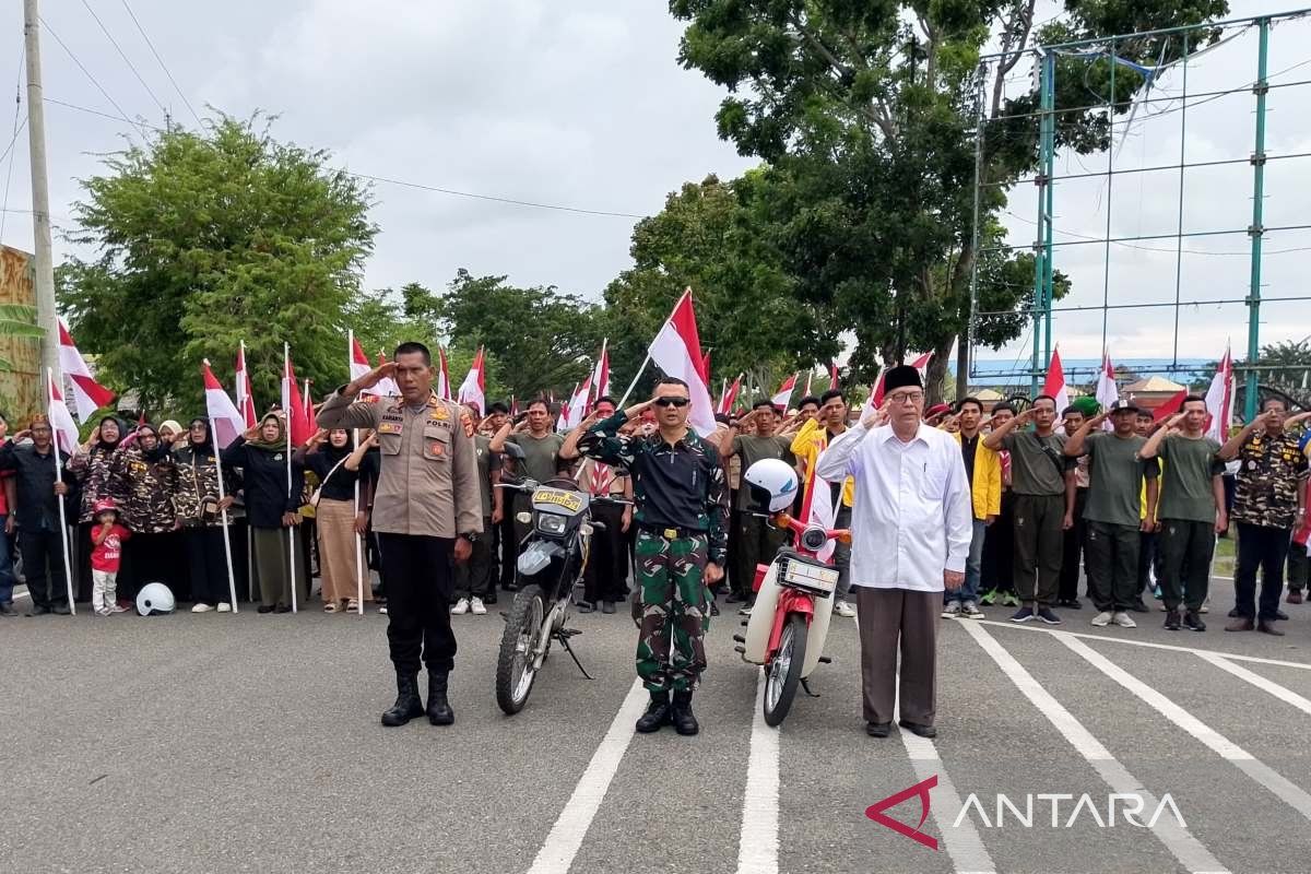 Kodim 0105 Aceh Barat gelar pawai bendera merah putih, Semarak hari kemerdekaan