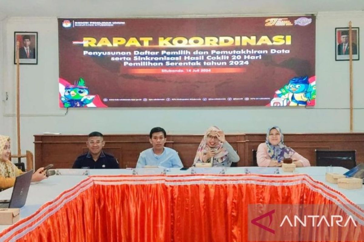 KPU Situbondo kebut penyusunan daftar pemilih hasil pemutakhiran