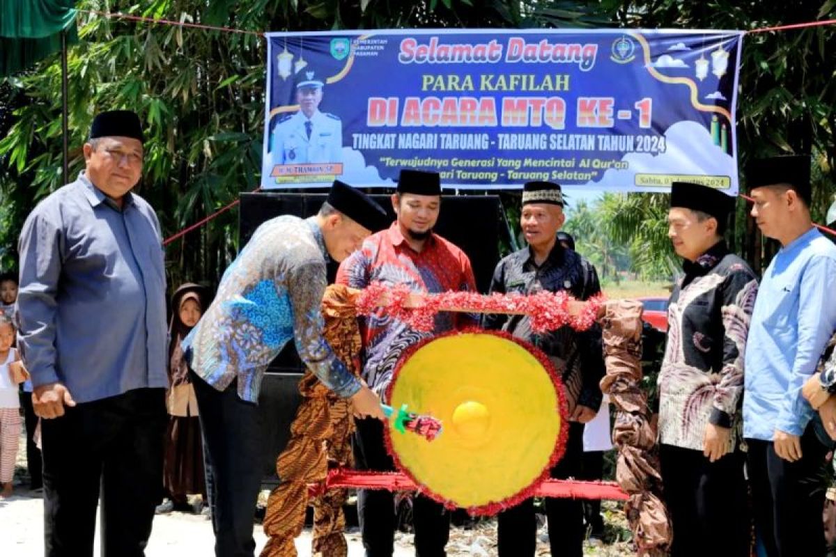 Perdana dihelat, Sabar AS buka MTQ Nagari Taruang Taruang Selatan