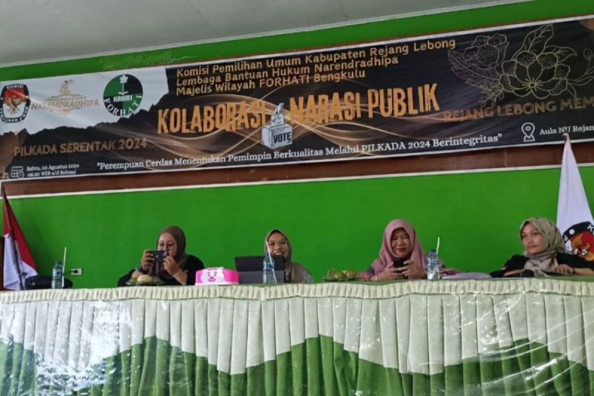 Forhati Bengkulu ajak perempuan Rejang Lebong jadi pemilih cerdas