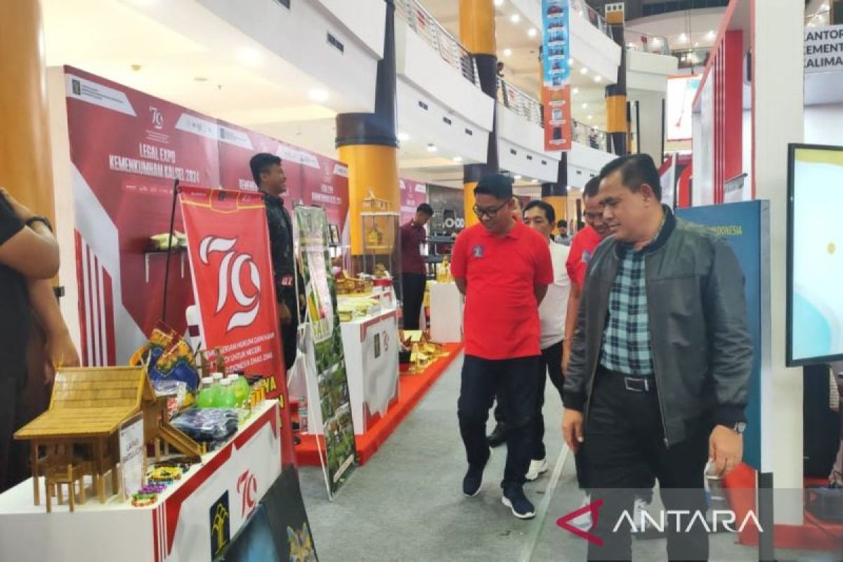 Kemenkumham Kalsel gelar Legal Expo pamerkan produk warga binaan