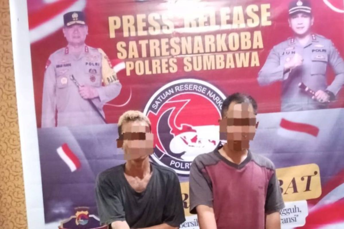 Mau jual narkoba, dua warga Marente Sumbawa dibekuk polisi