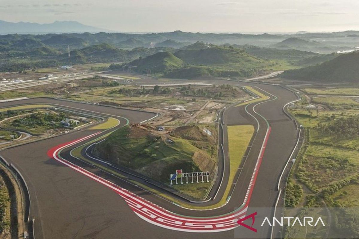 Persiapan Sirkuit Mandalika jelang perhelatan MotoGP 2024 sudah 75 persen