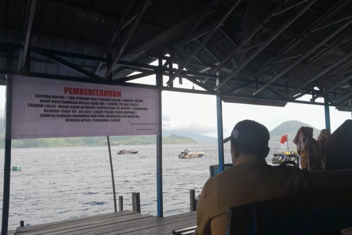 Pelayaran ke Loleo dialihkan ke Pelabuhan Sofifi, ini penyebabnya