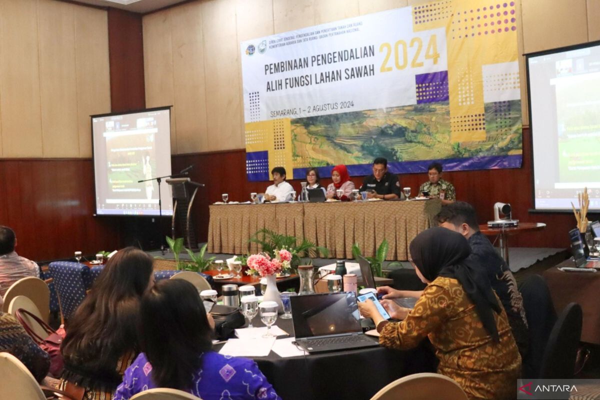 Kementerian ATR lakukan pembinaan pengendalian alih fungsi lahan sawah demi ketahanan pangan