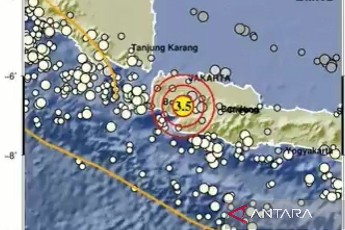 Gempa dangkal guncang Kabupaten Sukabumi Jawa Barat