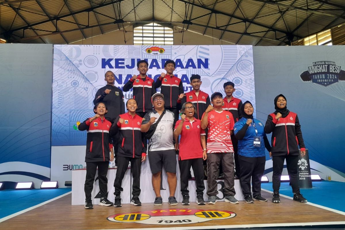 Jakarta juara umum Kejurnas Angkat Besi Youth U-15 dan U-17 2024