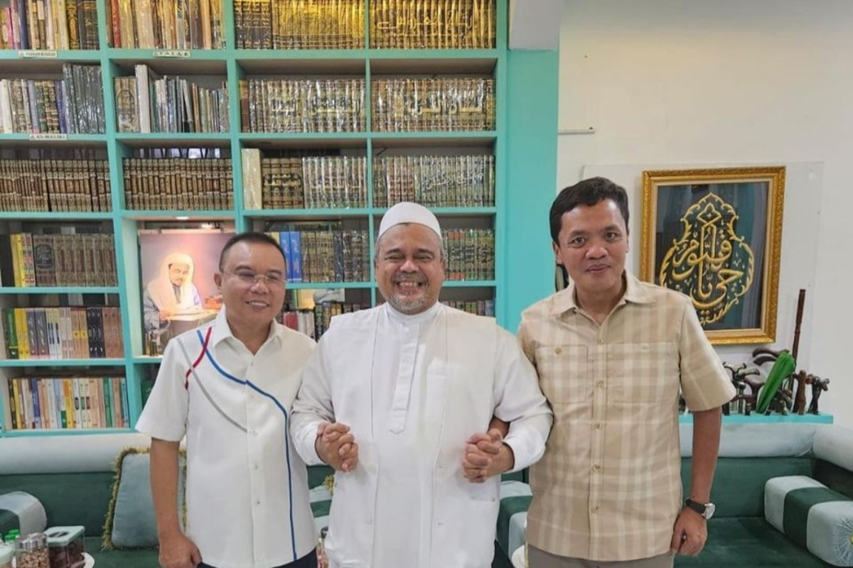 Pimpinan Gerindra silaturahmi dengan  Habib Rizieq, ini yang dibahasnya