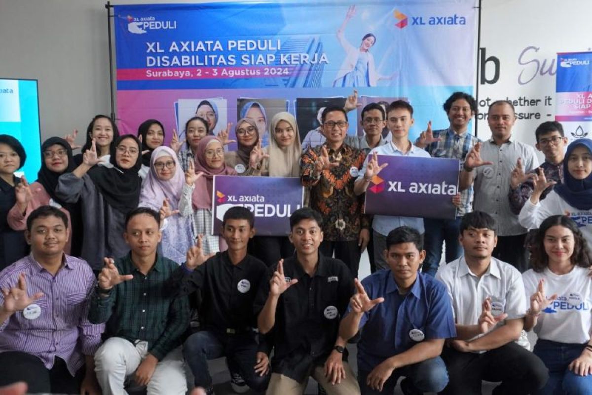 XL Axiata latih penyandang disabilitas agar siap kerja di Surabaya