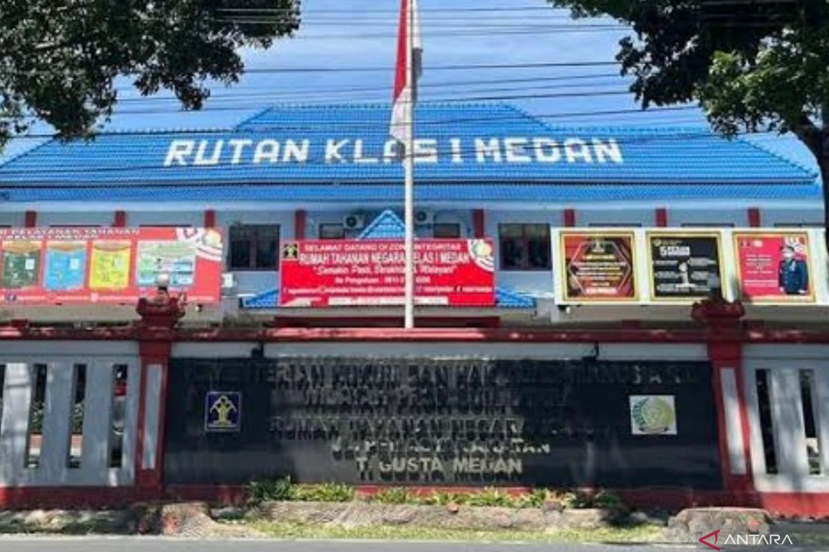 Rutan Kelas I Medan usulkan 1.727 warga binaan terima remisi HUT RI