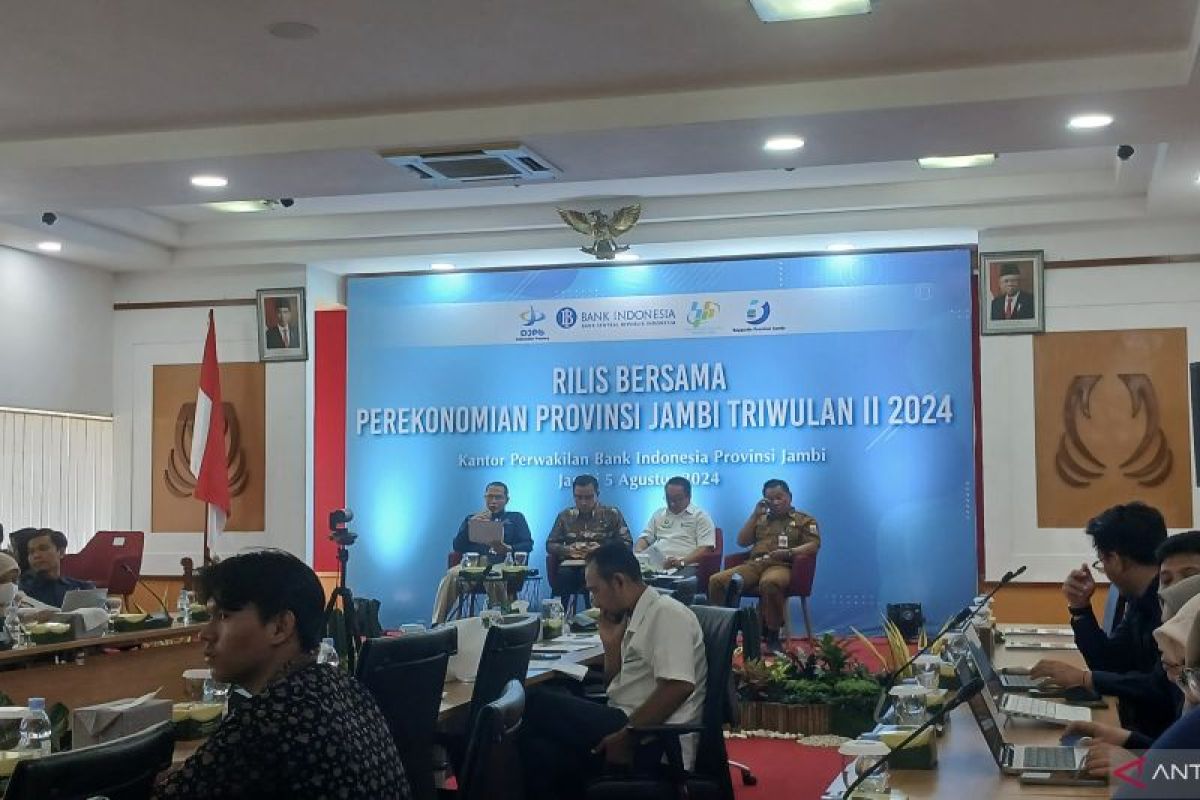 Pertumbuhan ekonomi Jambi sebesar 4,15 persen