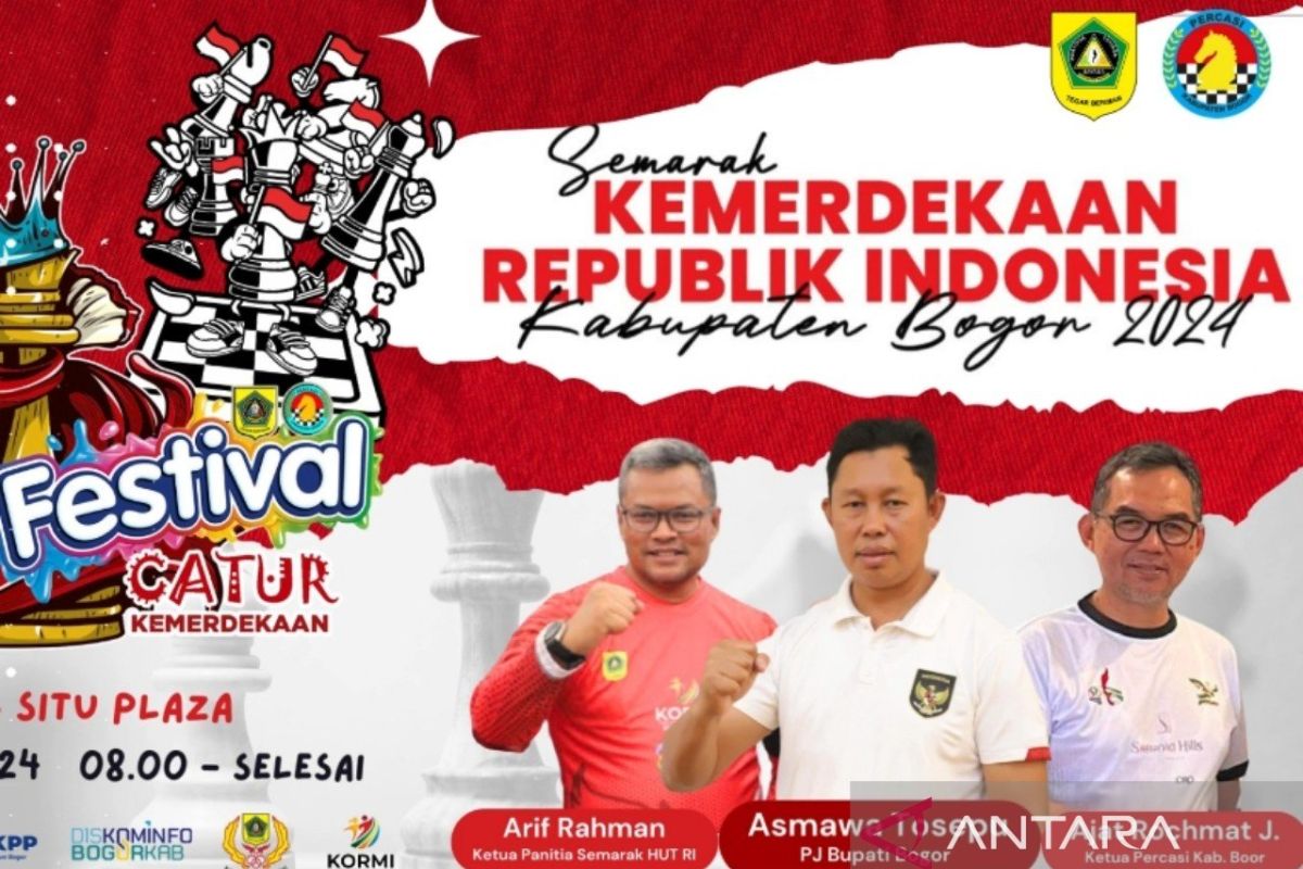 Pemkab Bogor gelar Festival Catur Kemerdekaan sambut HUT ke-79 RI