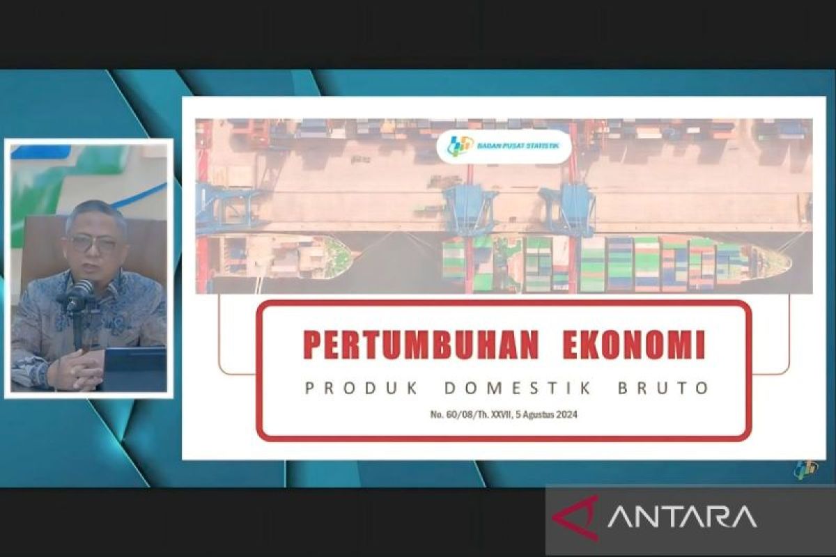 BPS: Pertumbuhan ekonomi RI 5,05 persen pada triwulan II-2024