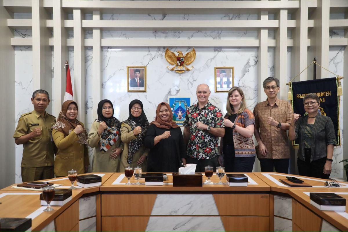 Tim evaluasi program hibah AMBK Kedubes Australia kunjungi Sleman