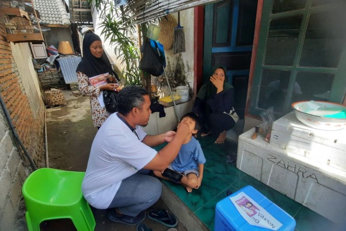 Alhamdulillah!! Cakupan imunisasi polio di Mataram lampaui target 100,6 persen