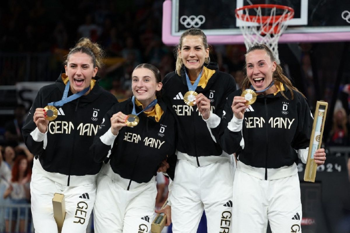 Olimpiade 2024: Jerman sempurnakan prestasi basket dengan meraih emas 3x3 putri