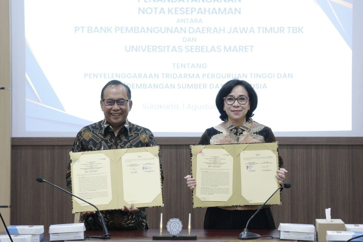 Bank Jatim-UNS kerja sama bidang penelitian hingga pemberdayaan SDM