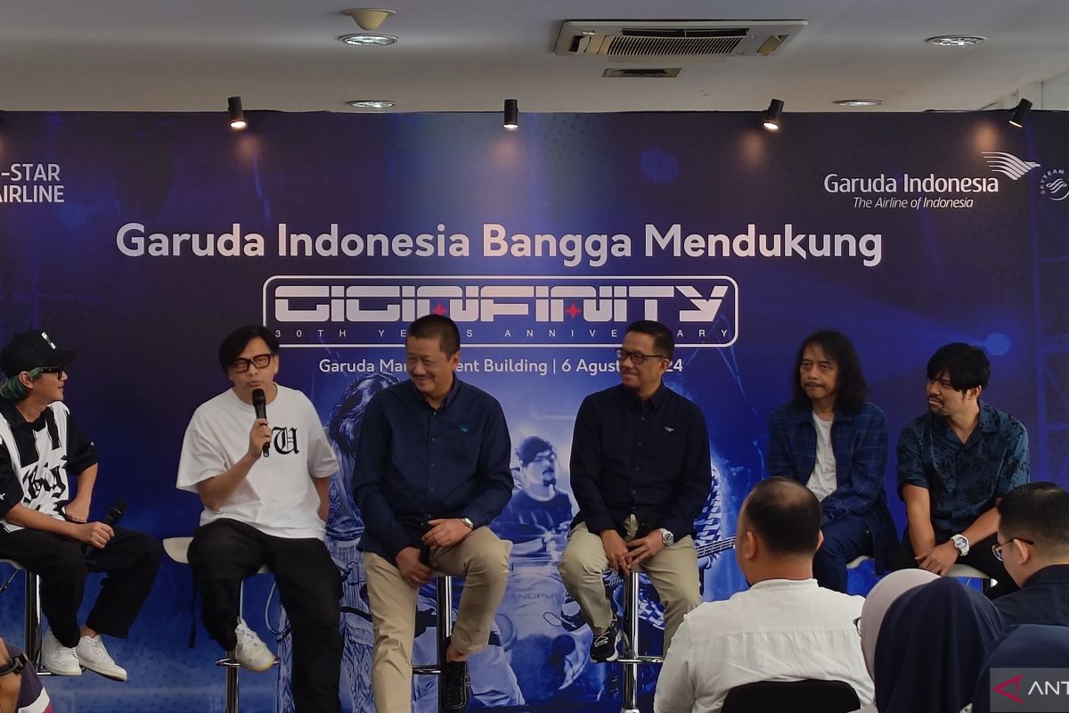 Konser 30 tahun band Gigi, Garuda Indonesia buka layanan tiket