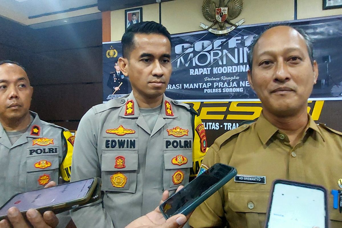 Polres Sorong gelar operasi Mantap Praja ciptakan kamtibmas jelang Pilkada