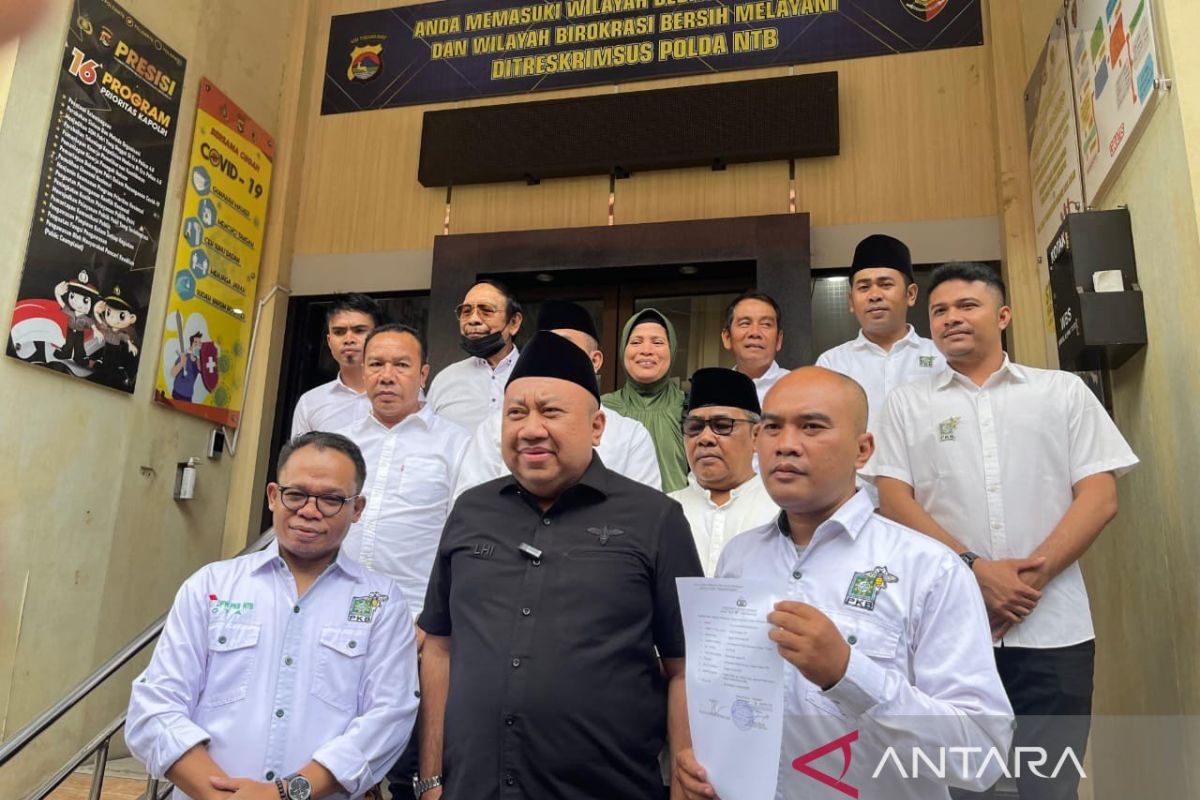 PKB laporkan mantan Sekjen Lukman Edy ke Polda NTB