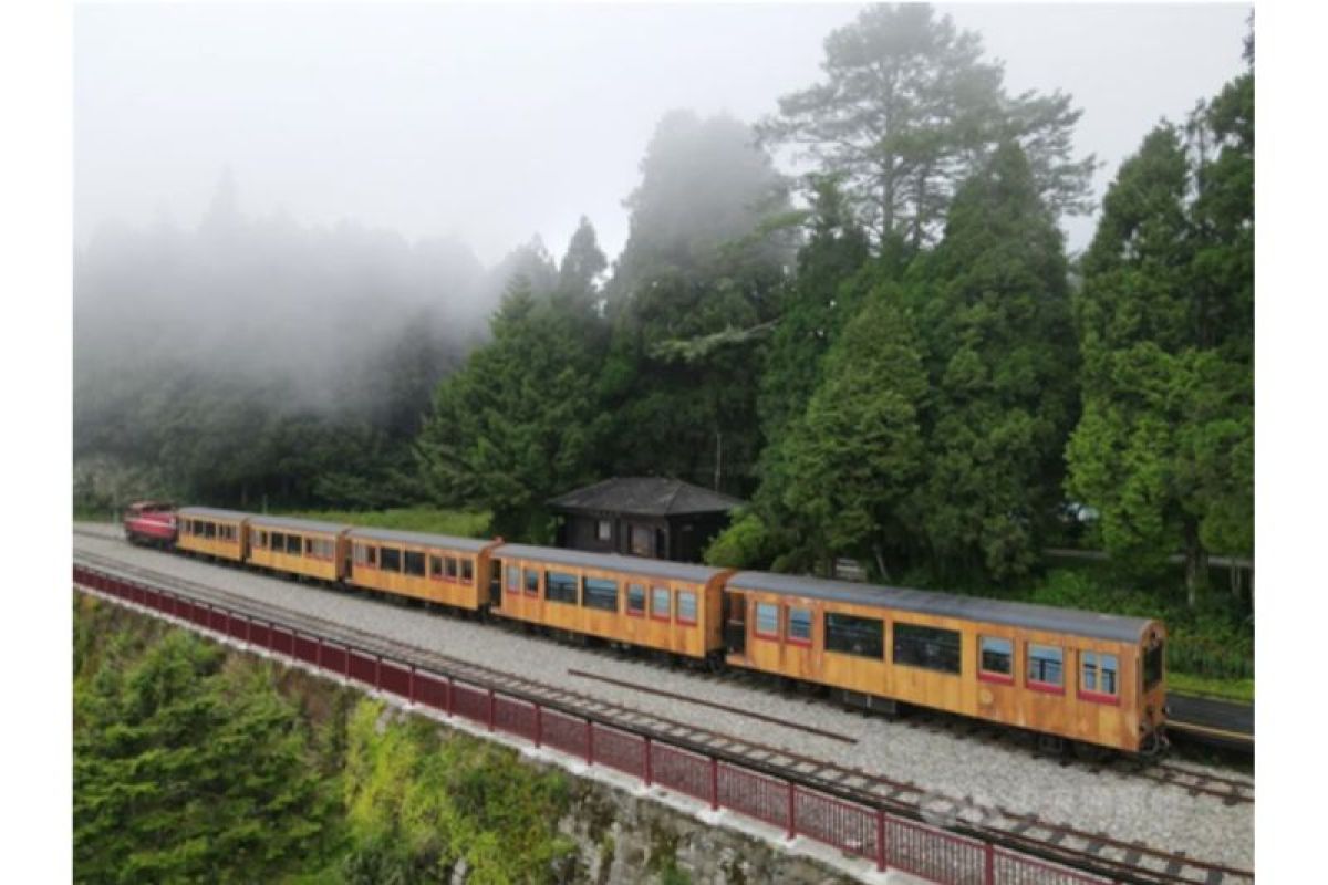 Jalur Rel Kereta Api Lintas Hutan Alishan Nan Indah Di Taiwan Kembali Beroperasi Setelah Dihentikan Selama 15 Tahun