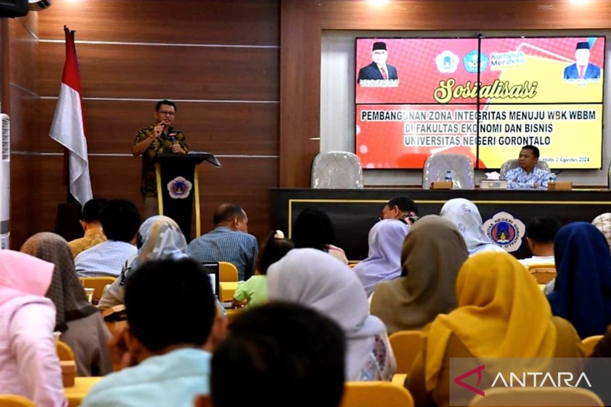 Fakultas Ekonomi dan Bisnis UNG komitmen wujudkan zona integritas