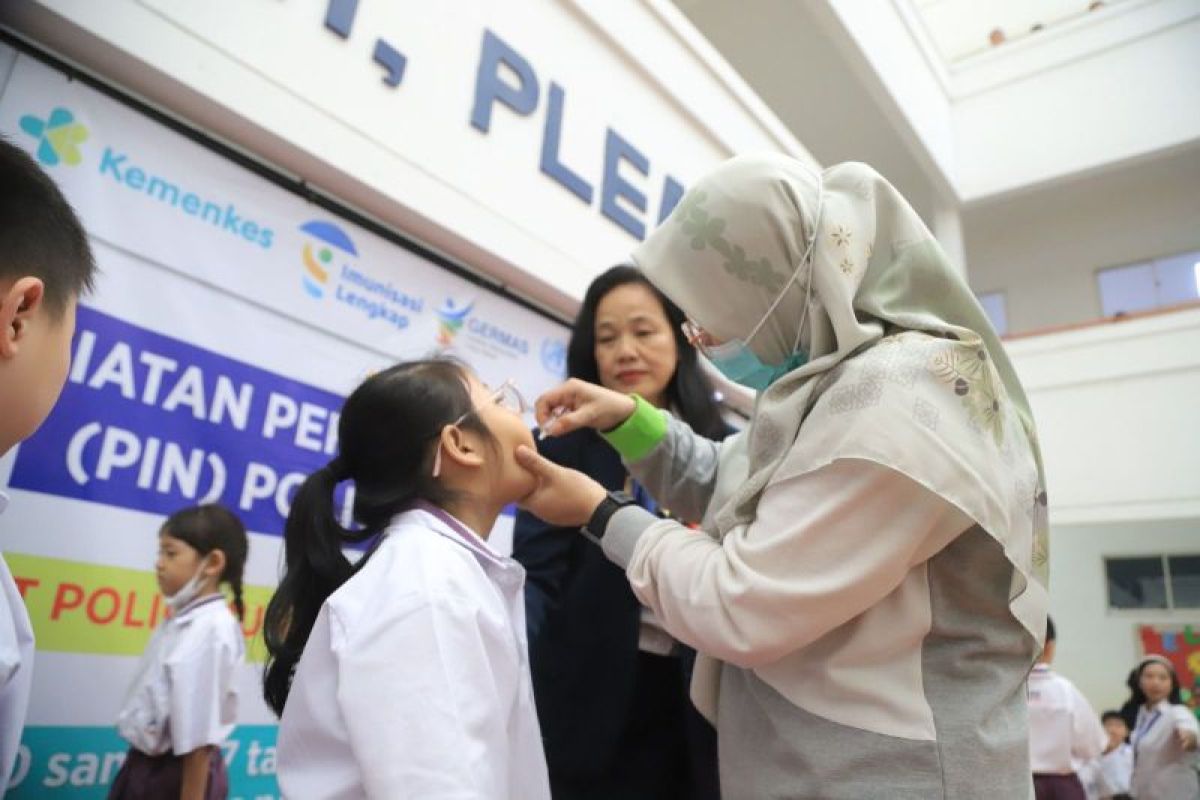 245.257 anak di Kota Tangerang sudah diimunisasi polio dosis 1