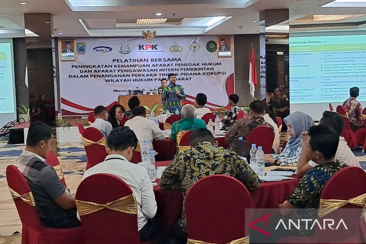 KPK tingkatkan kemampuan APH dan APIP di Papua Barat tangani perkara