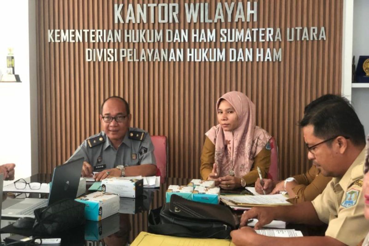 Kemenkumham Sumut harmonisasi empat ranperwal Kota Binjai