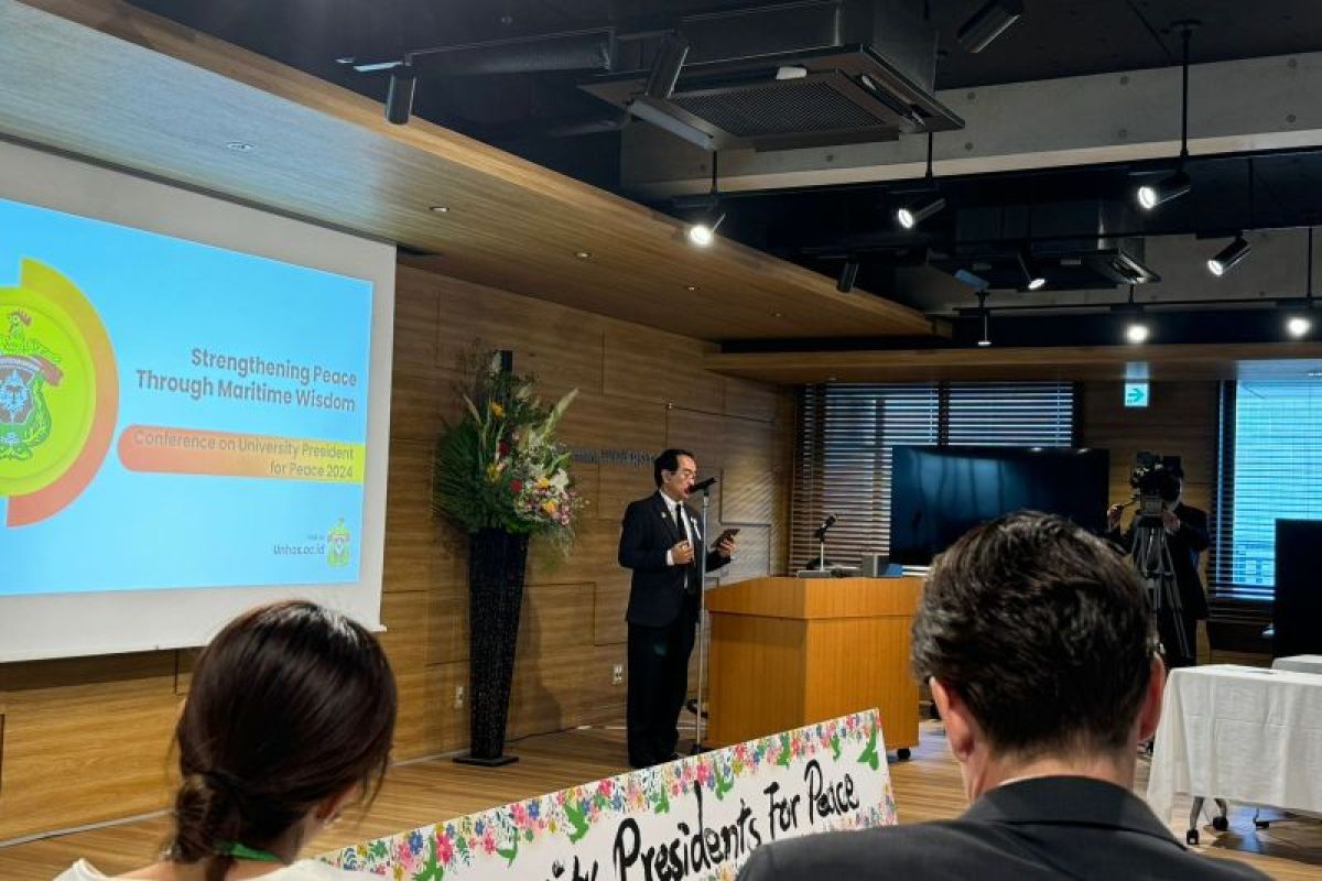 Rektor Unhas jadi pembicara perdamaian di Universitas Hiroshima