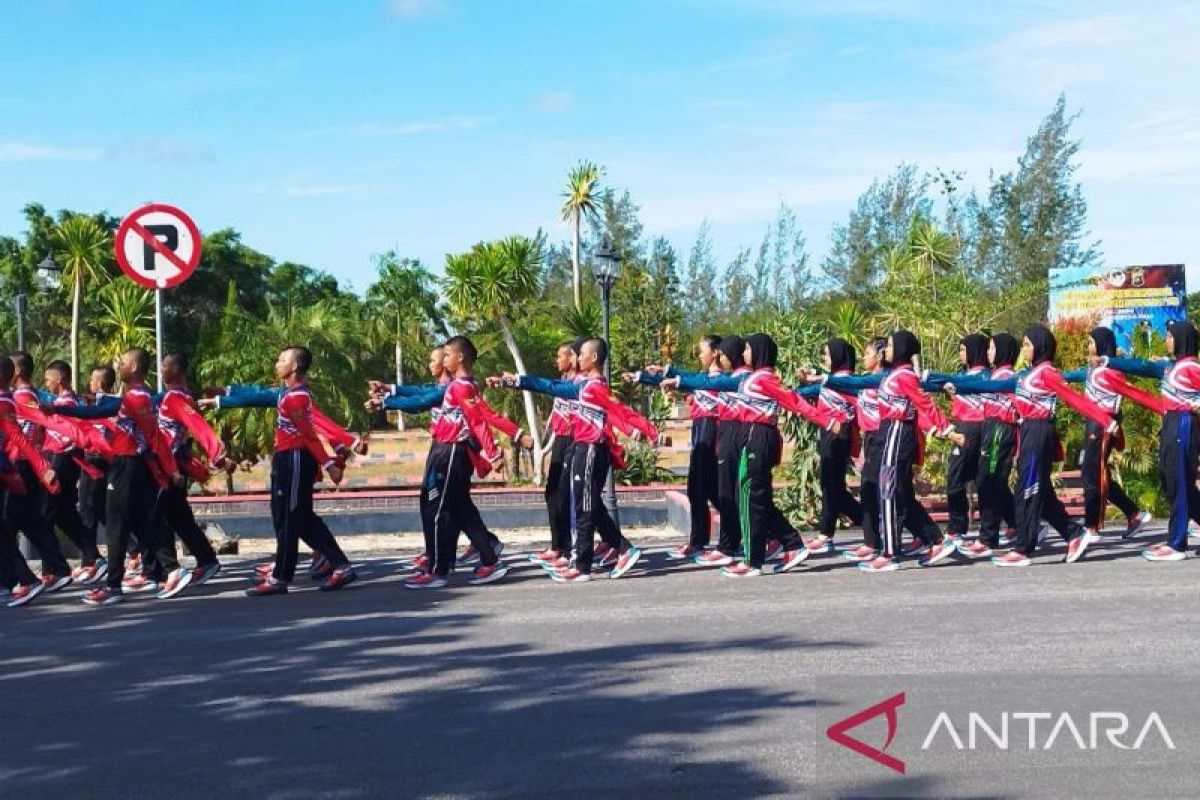 Paskibraka Bangka Selatan mulai latihan persiapan HUT Ke-79 Republik Indonesia