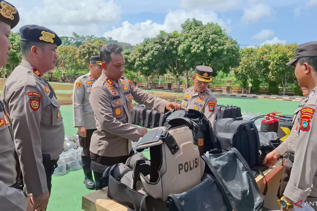 Polres Bangka Selatan cek sarpras persiapan pengamanan pilkada