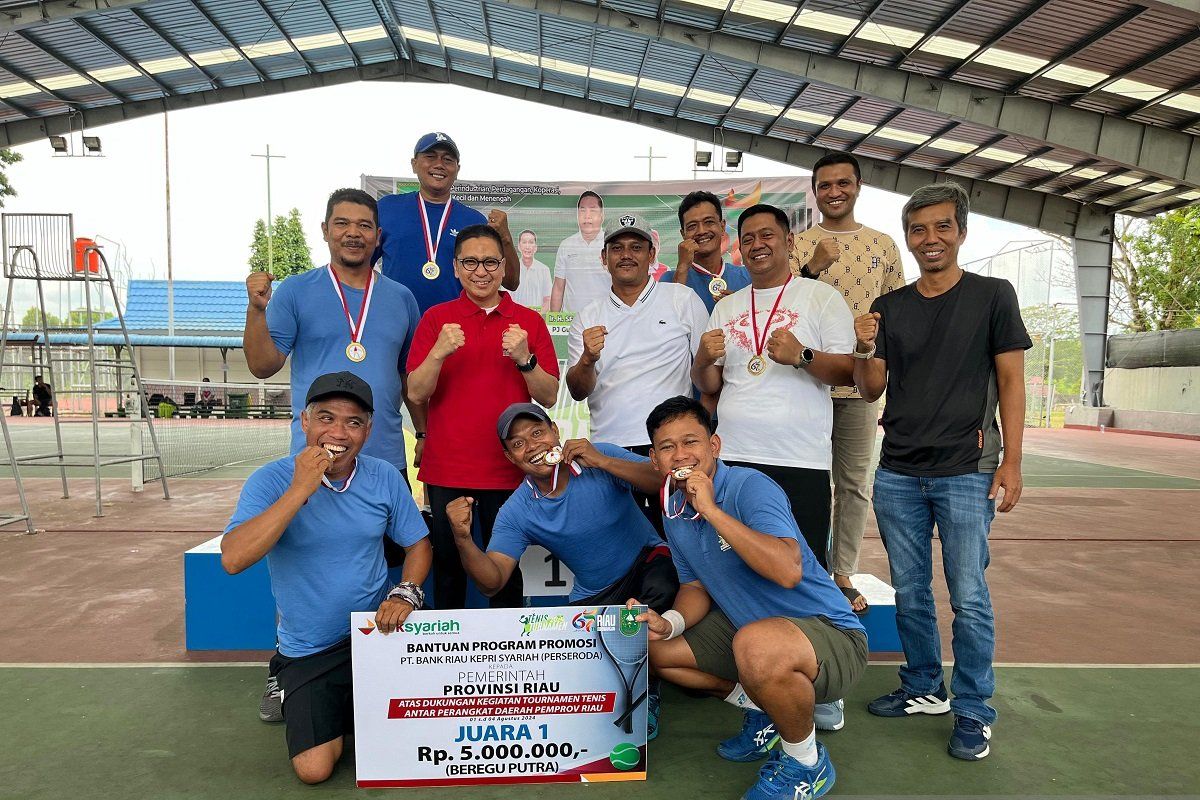 Tenis PTPN IV raih medali emas HUT Pemprov Riau