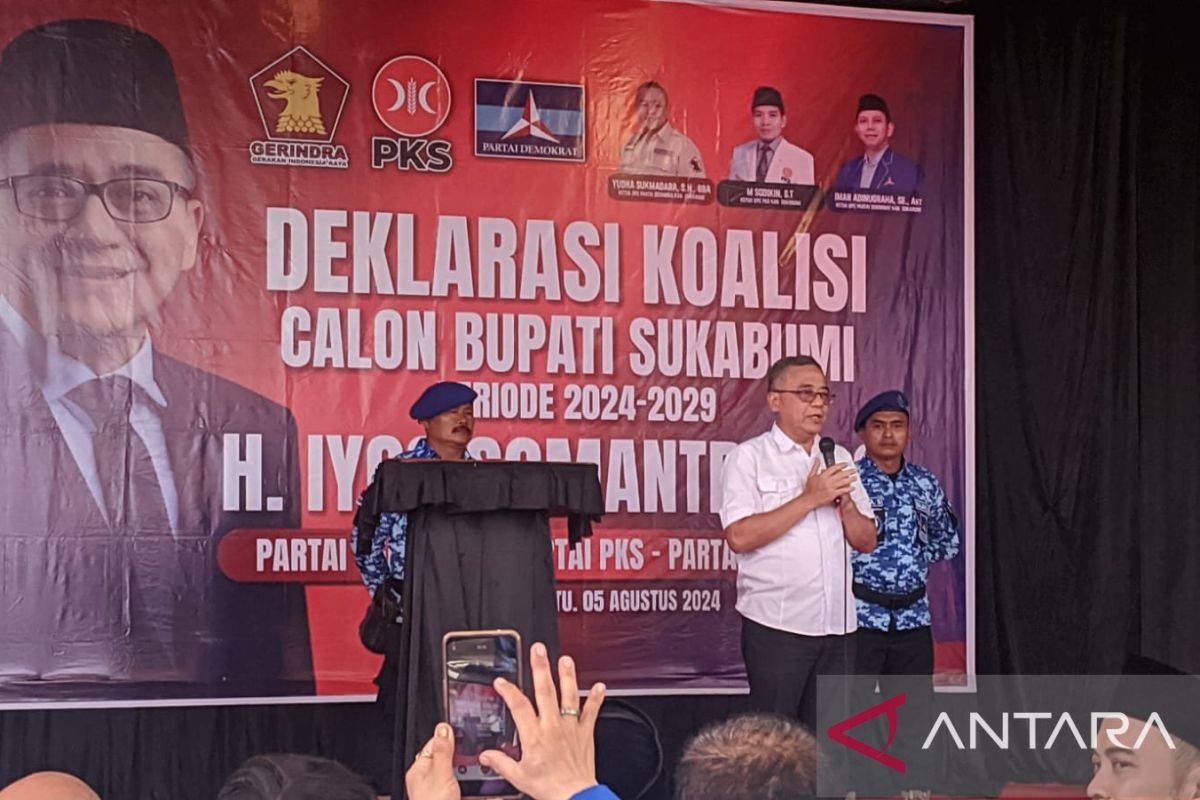 Tiga parpol di Sukabumi sepakat usung bakal calon bupati dari petahana pada Pilkada 2024