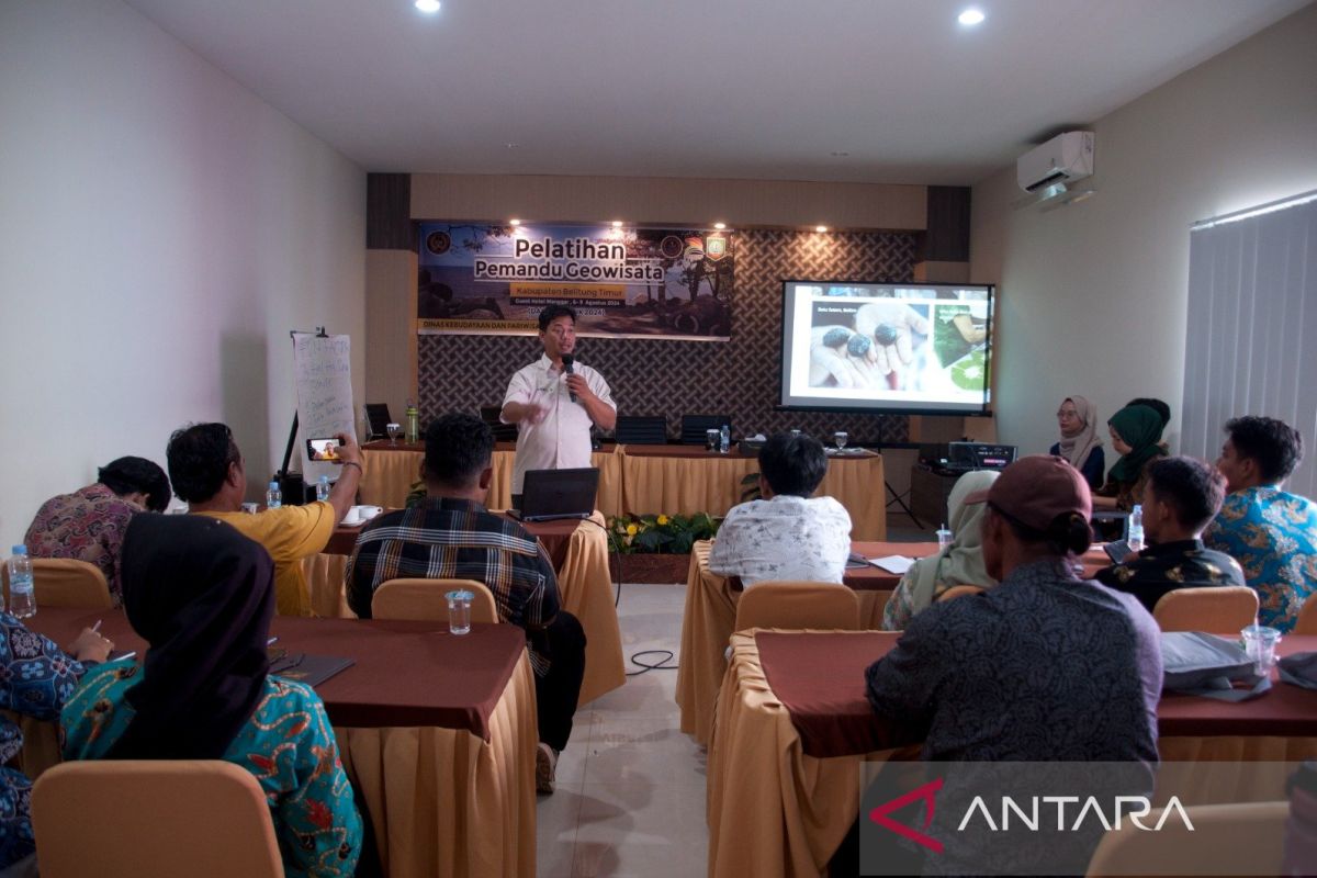 Belitung Timur tingkatkan kompetensi pemandu geowisata