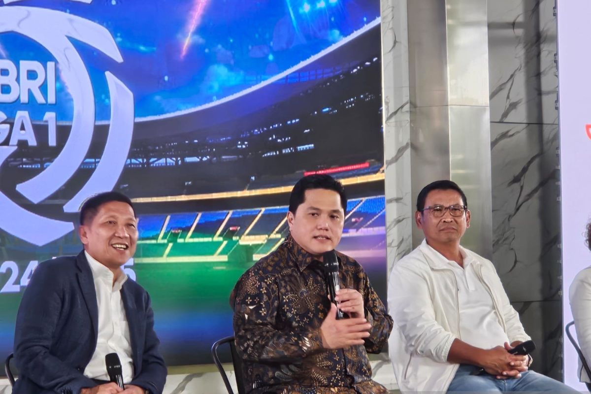 Erick Thohir minta Liga 1 jadi liga peringkat kedua Asia Tenggara