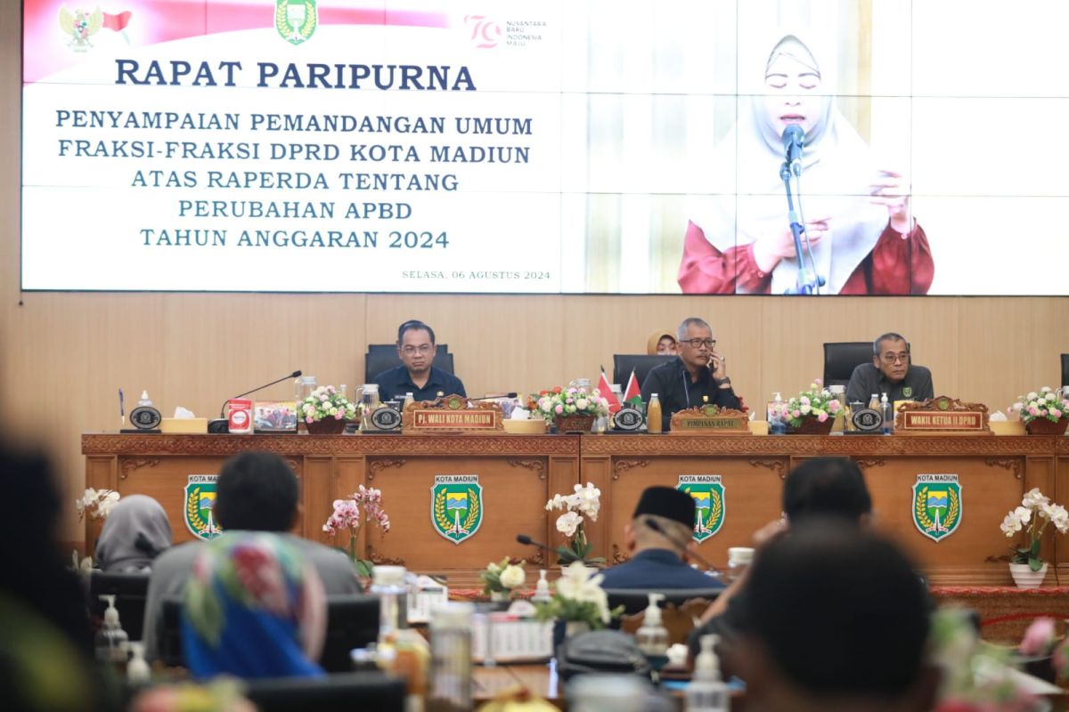 DPRD Madiun percepat pengesahan Raperda Perubahan APBD 2024