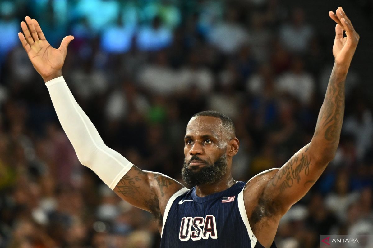 LeBron James bertekad bawa AS bungkam Serbia untuk tempat di final