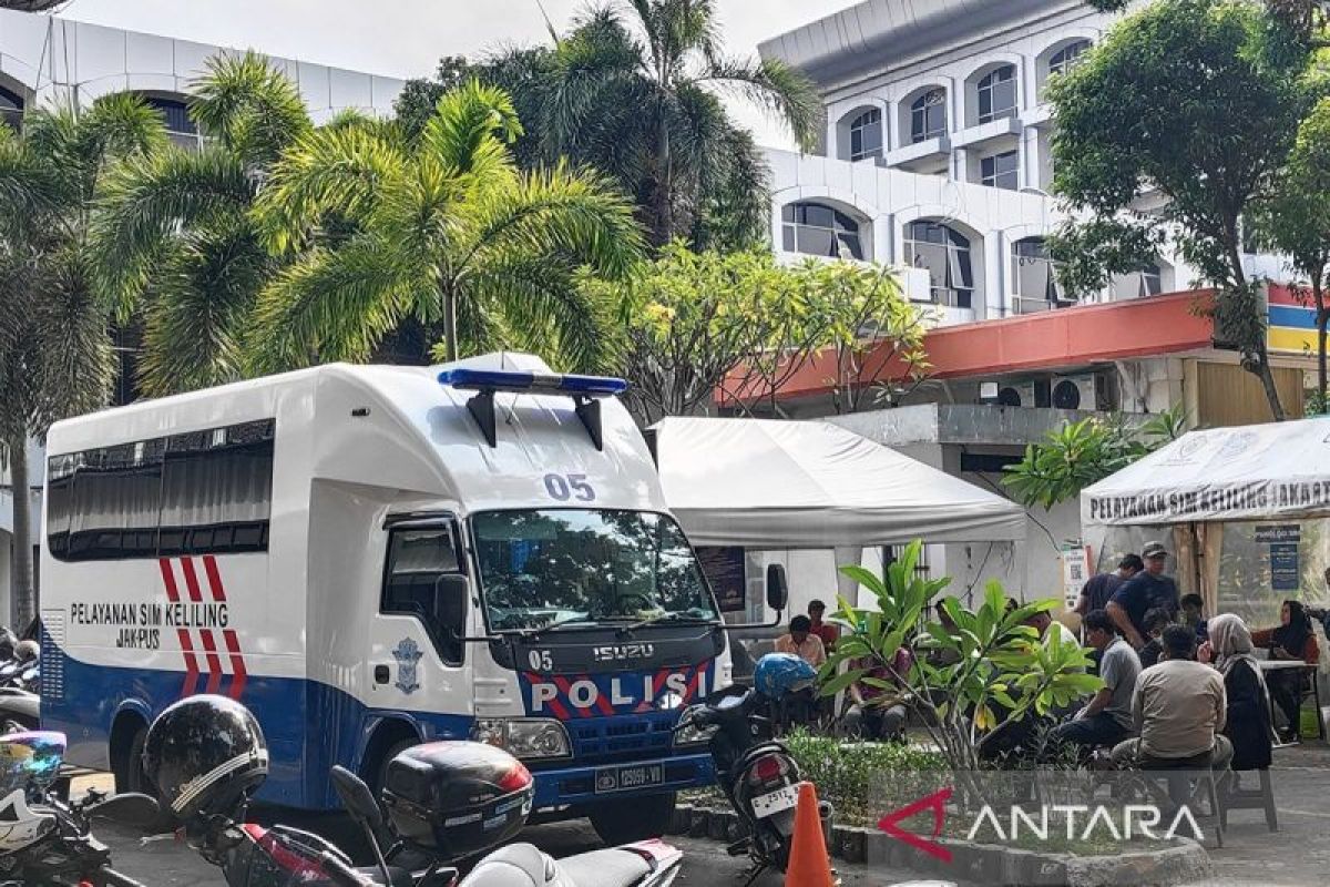 SIM Keliling tersedia di lima lokasi Jakarta pada Selasa