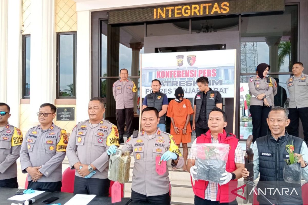 Polres Jambi tetapkan satu orang kakek tersangka pelaku pembakaran lahan