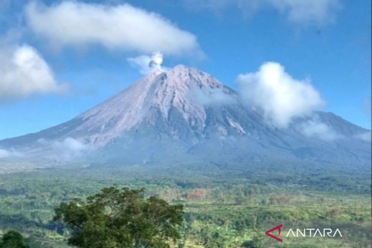 Semeru erupsi lagi beramplitudo 22 mm hingga Rabu dini hari